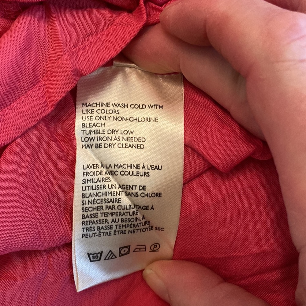 Free People Strapless Dress in Salmon with Gold Print - Picture 10 of 10